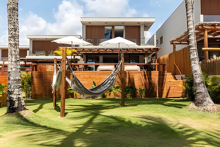 Casa Búzios | Pé na areia, 7 suítes sauna, piscina