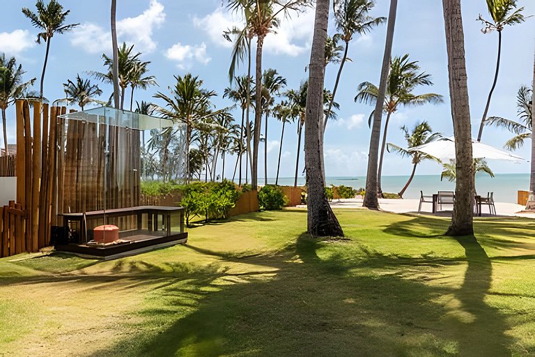 Casa Búzios | Pé na areia, 7 suítes sauna, piscina