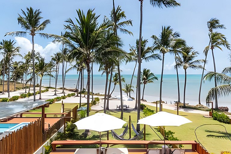 Casa Búzios | Pé na areia, 7 suítes sauna, piscina