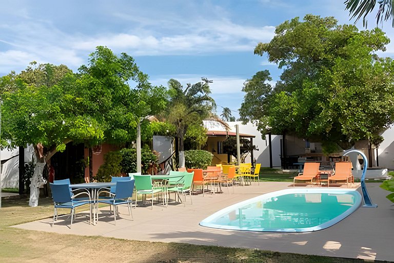 Vila do Sol | 4 chalés, piscina, área gourmet