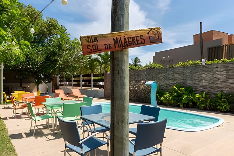 Vila do Sol | 4 chalés, piscina, área gourmet