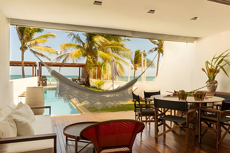 Casa Cais | Pé na areia na Barra de São Miguel