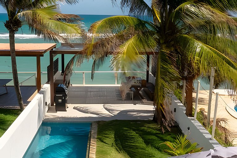 Casa Cais | Pé na areia na Barra de São Miguel