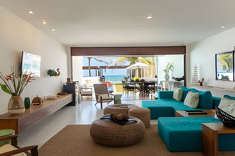 Casa Cais | Pé na areia na Barra de São Miguel