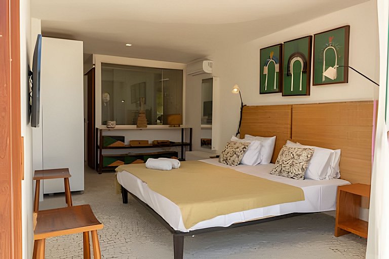 Casa Cais | Pé na areia na Barra de São Miguel