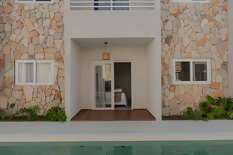 Piscina, área gourmet e academia | 500m da Praia