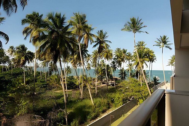 Ipioca Beach Resort | Apto vista mar climatizado