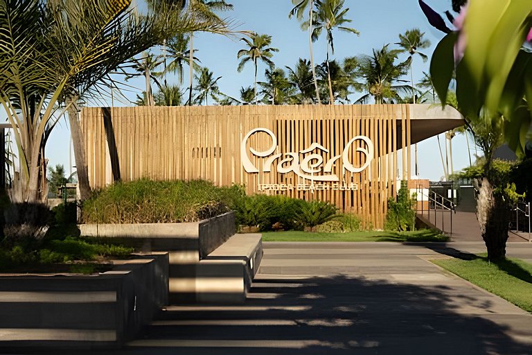 Ipioca Beach Resort | Apto vista mar climatizado