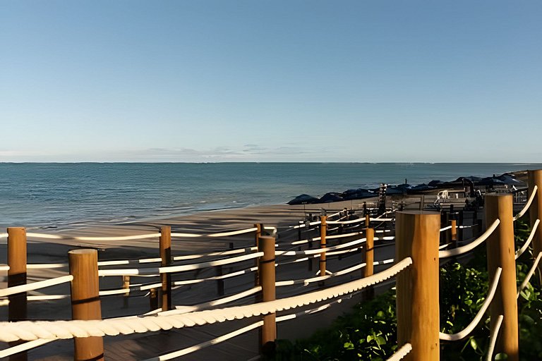 Ipioca Beach Resort | Apto vista mar climatizado