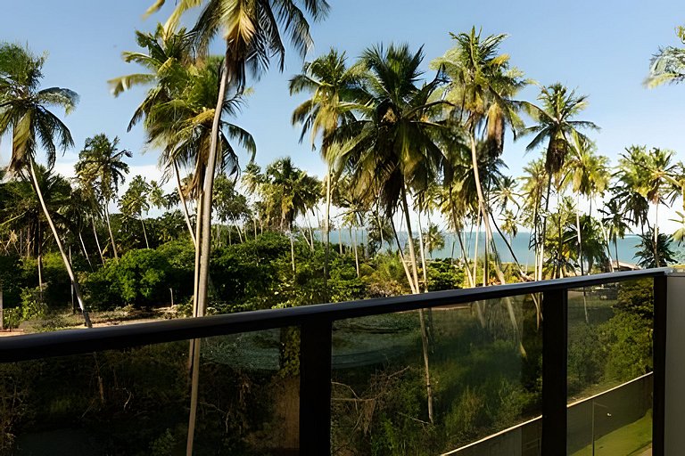Ipioca Beach Resort | Apto vista mar climatizado