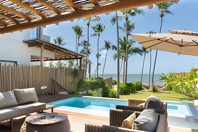 Casa Believe | Pé na areia, piscina, sauna, bike