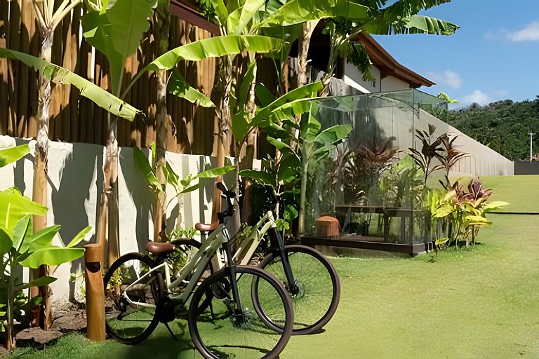 Casa Believe | Pé na areia, piscina, sauna, bike