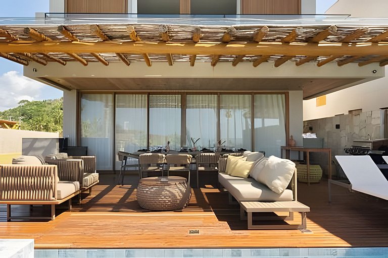 Casa Believe | Pé na areia, piscina, sauna, bike