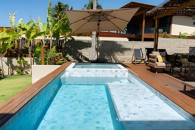 Casa Believe | Pé na areia, piscina, sauna, bike