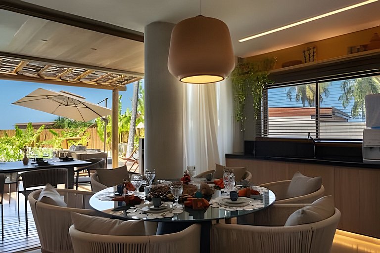Casa Believe | Pé na areia, piscina, sauna, bike