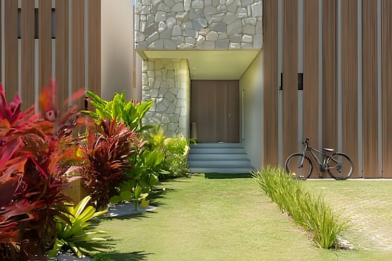 Casa Believe | Pé na areia, piscina, sauna, bike