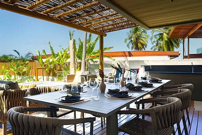 Casa Believe | Pé na areia, piscina, sauna, bike