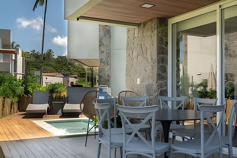 Casa Aram | Beach club, quadras, academia