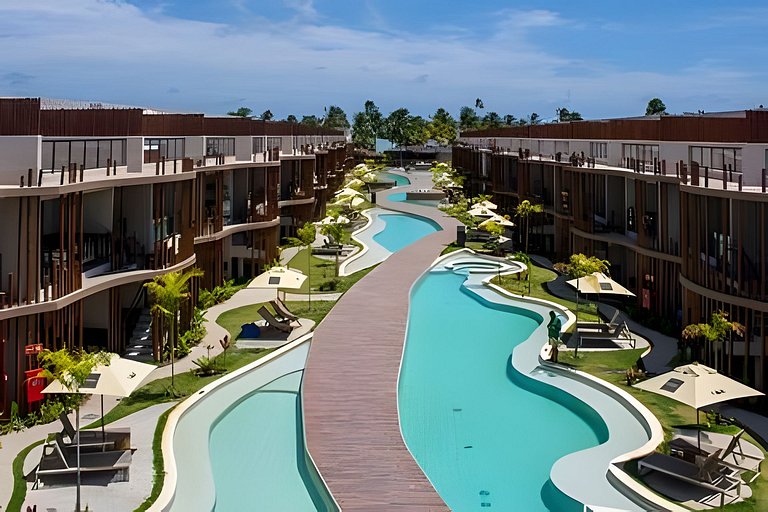 Condomínio pé-na-areia | Piscina, academia, bistrô